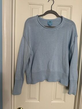 CeCe Pale Blue roll neck Sweater